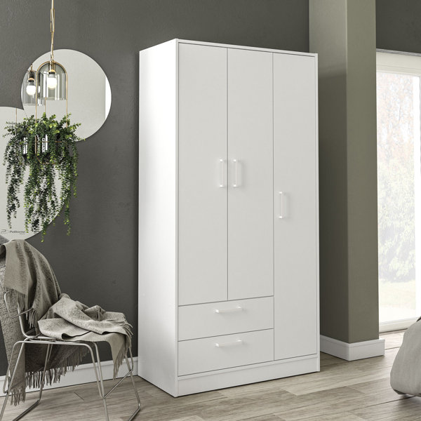 Wade Logan® Amede Manufactured Wood Armoire & Reviews Wayfair Canada